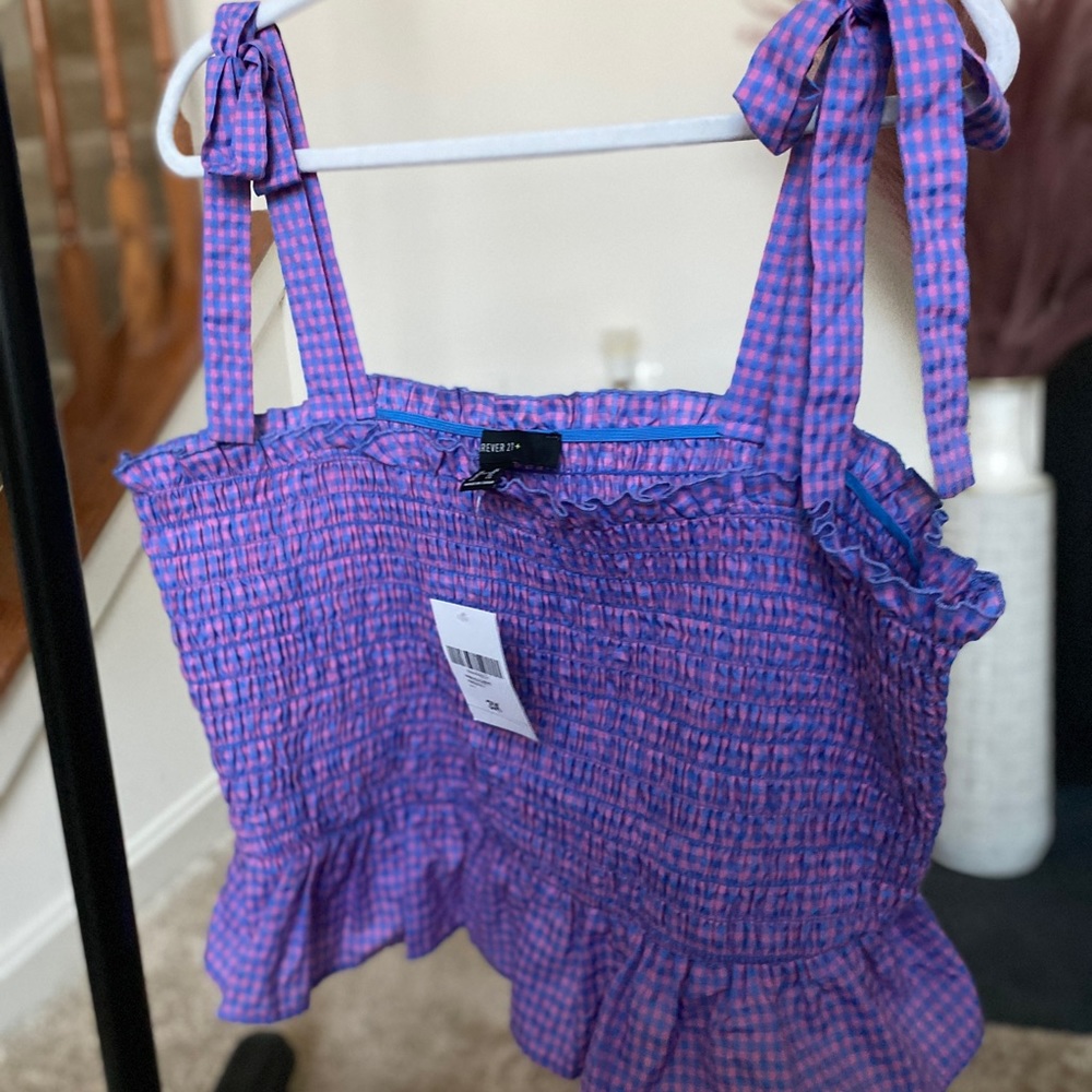 FOREVER 21 Ruffle Stretch Crop Top - Picture 10 of 10